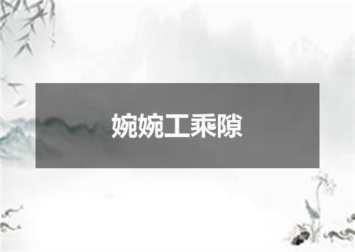 婉婉工乘隙