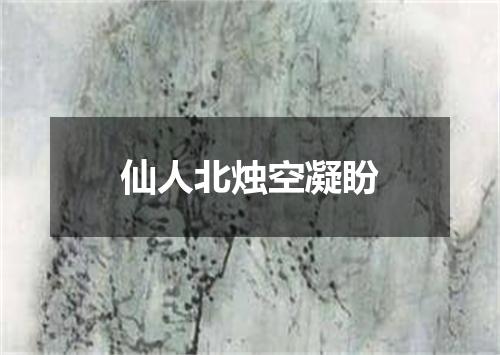 仙人北烛空凝盼