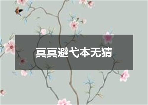 冥冥避弋本无猜