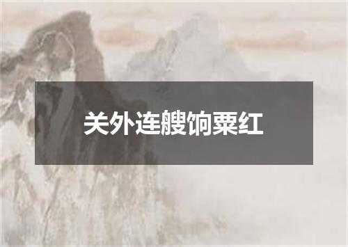 关外连艘饷粟红
