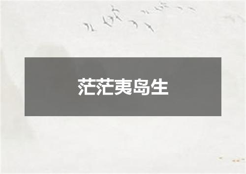 茫茫夷岛生