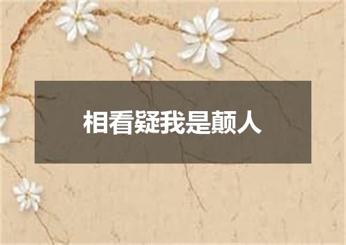 相看疑我是颠人