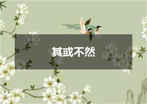 其或不然