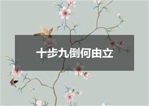 十步九倒何由立