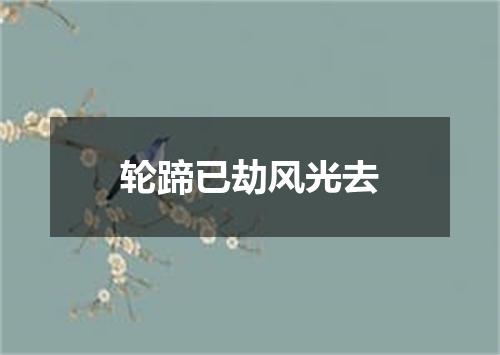 轮蹄已劫风光去