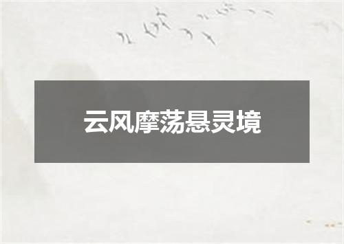 云风摩荡悬灵境