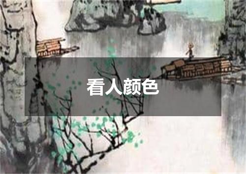 看人颜色