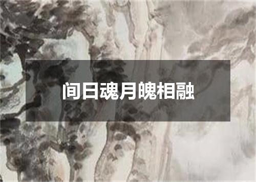 间日魂月魄相融