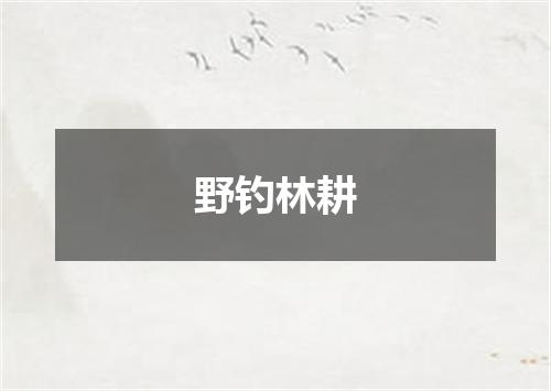 野钓林耕