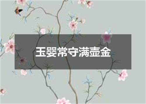 玉婴常守满壶金