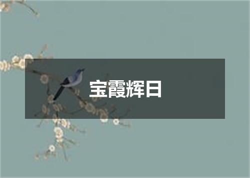 宝霞辉日