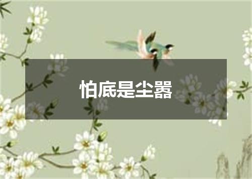 怕底是尘嚣