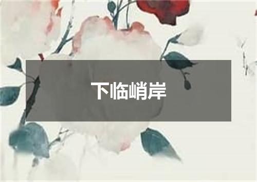 下临峭岸