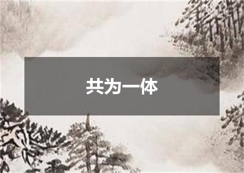 共为一体