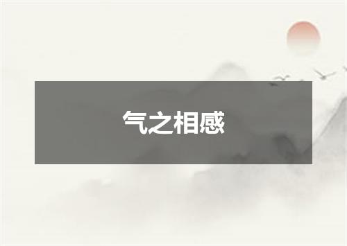 气之相感