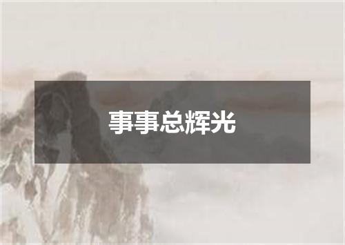 事事总辉光