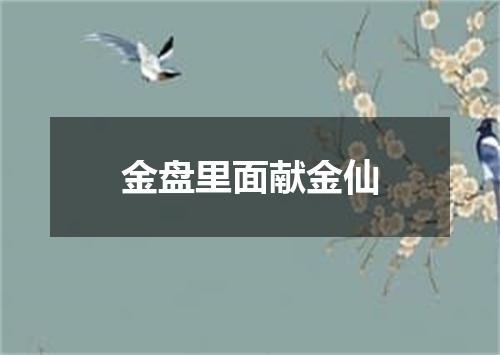 金盘里面献金仙