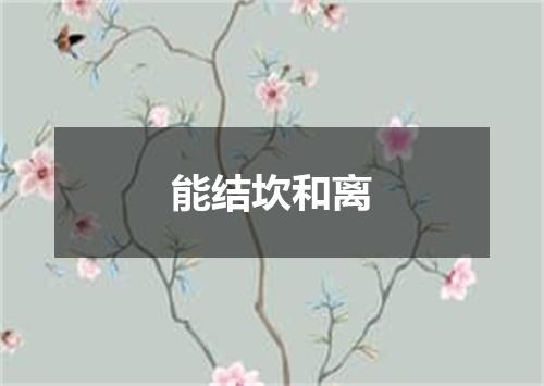 能结坎和离