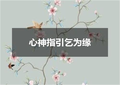 心神指引乞为缘