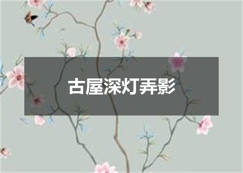 古屋深灯弄影