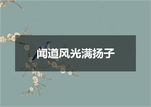 闻道风光满扬子
