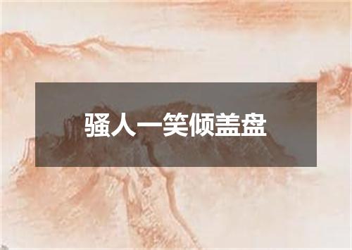 骚人一笑倾盖盘