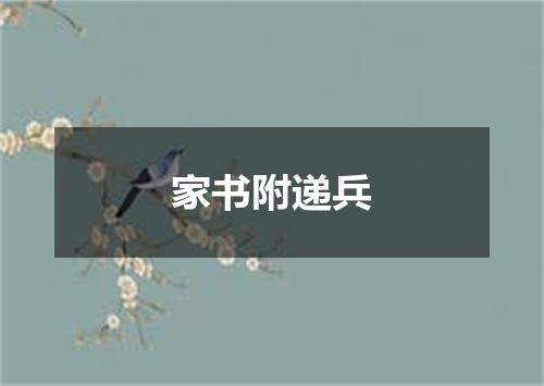 家书附递兵