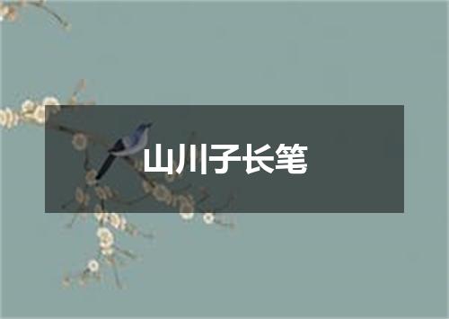 山川子长笔