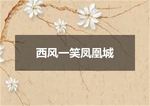 西风一笑凤凰城