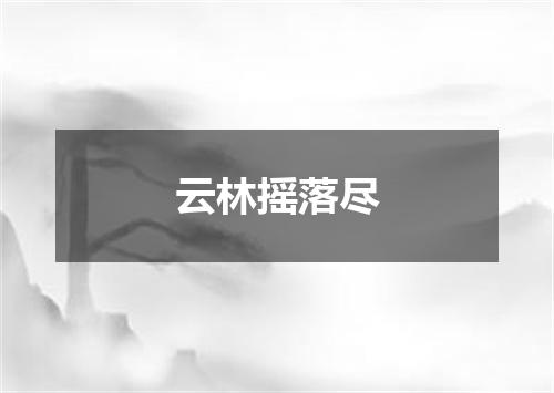 云林摇落尽