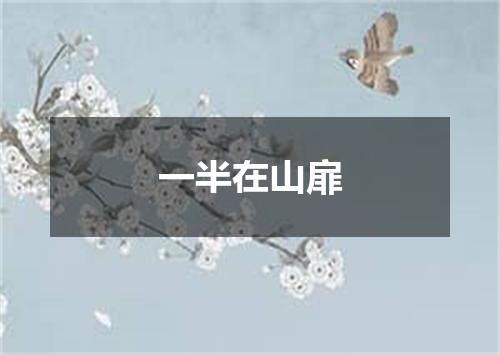 一半在山扉