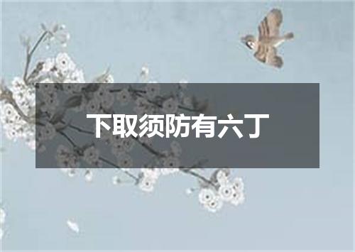 下取须防有六丁