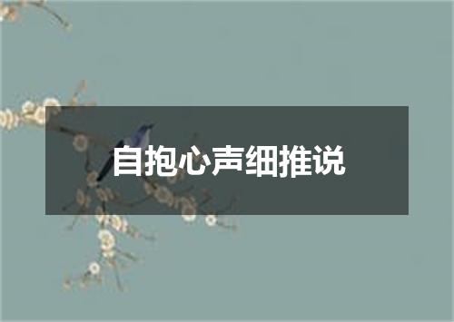 自抱心声细推说