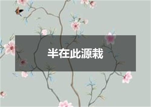 半在此源栽