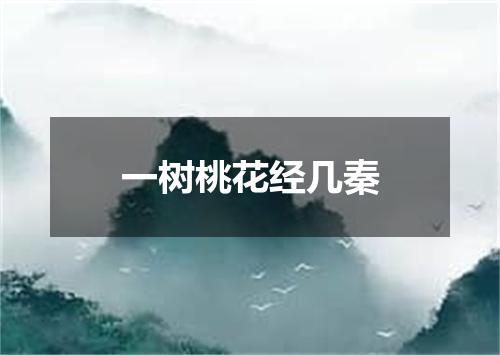 一树桃花经几秦
