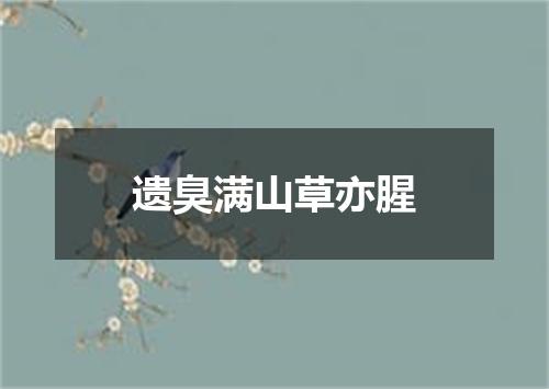 遗臭满山草亦腥