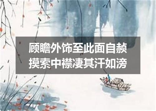 顾瞻外饰至此面自赪摸索中襟凄其汗如滂