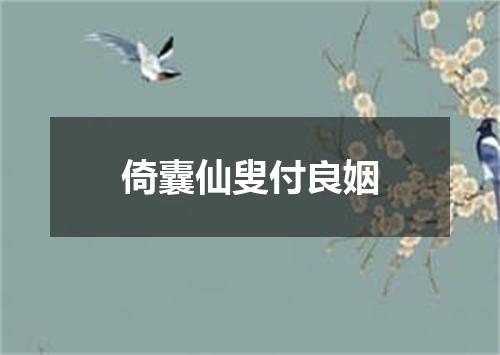 倚囊仙叟付良姻
