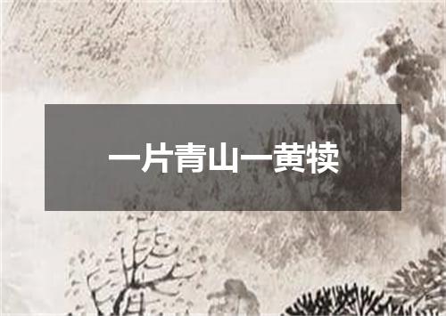一片青山一黄犊