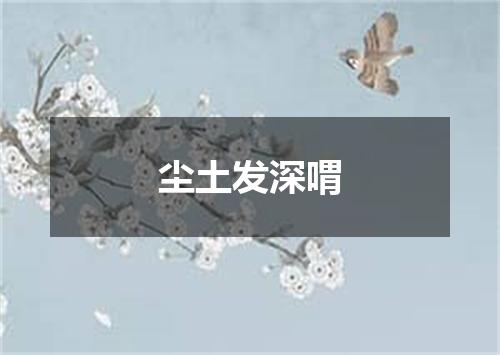 尘土发深喟