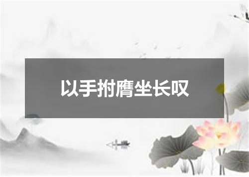 以手拊膺坐长叹