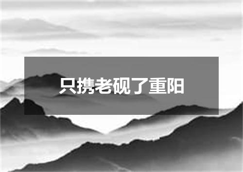 只携老砚了重阳