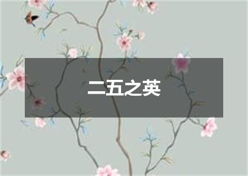 二五之英