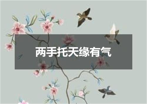 两手托天缘有气