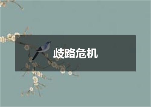 歧路危机