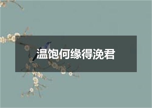 温饱何缘得浼君