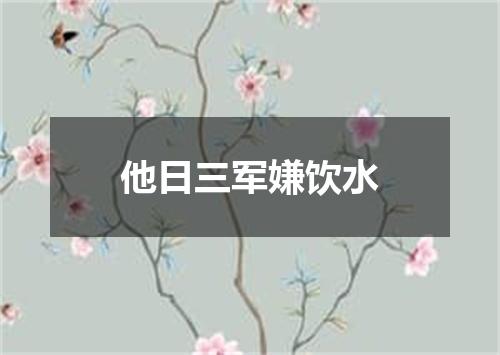 他日三军嫌饮水