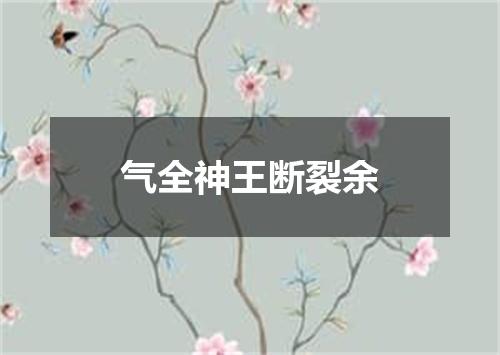 气全神王断裂余