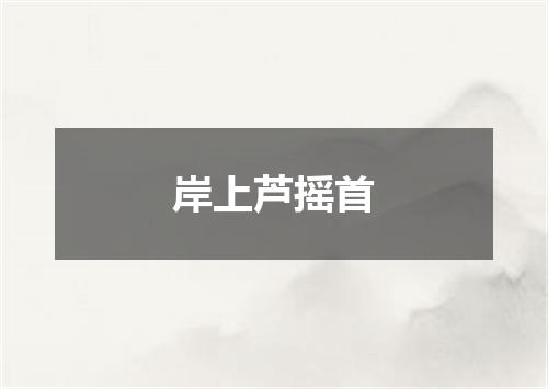 岸上芦摇首