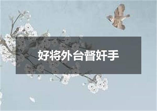 好将外台督奸手